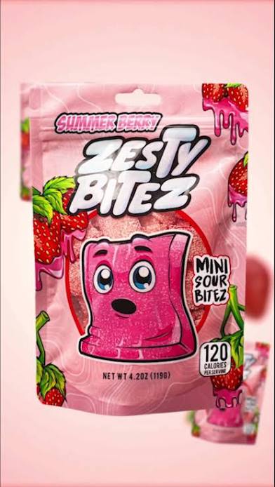 Mix sour Candy Zesty Bitez